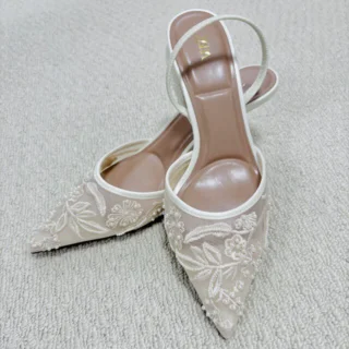 ZARAで見つけた刺繍入りメッシュパンプスが大人かわいい！