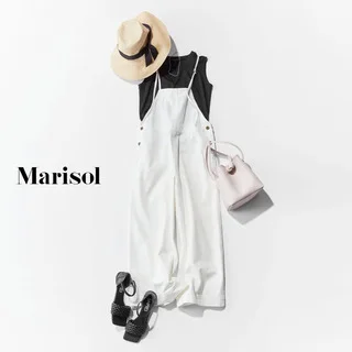 白いサロペットの休日スタイルからエレガントな大人ブラウスのコーデまで（７月28日〜 ８月10日）【Marisol人気記事ランキングトップ10】