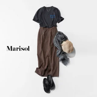 蒸し蒸しする日もさらっと快適に過ごせるスカートでひとりカウンター【2025/06/20のコーデ】