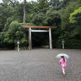 伊勢神宮外宮の鳥居