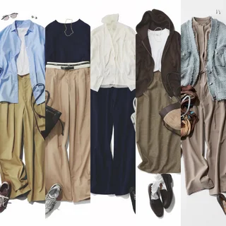 きれいめパンツのカジュアルスタイルから華やかジャケットの忘年会コーデまで【アラフォーの１週間コーデ】