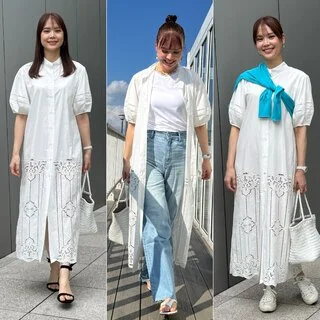 【洗えて華やか！】大人の夏にちょうどいい、プロタゴニスタのコットンレースワンピース