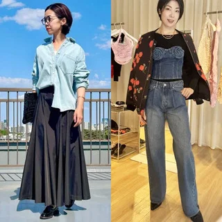 デニムで魅せる！ スタイルアップ＆女性らしさを引き立てる美女組の最旬コーデ