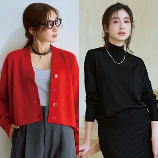 秋冬の主役！　着るだけで旬顔になれる「大人のニット・セーター」おすすめベスト10｜40代ファッション