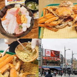 【築地場外市場】ランチにおすすめの海鮮丼＆蟹