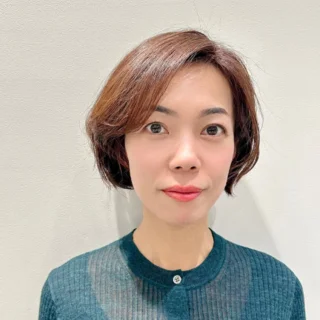 輪郭が美しい大人のエレガントボブ【40代のボブヘア】