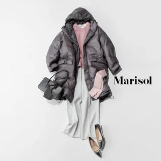 鏡に映った自分が優しそうに見えるよう、大人ピンクを採用【2026/01/20のコーデ】