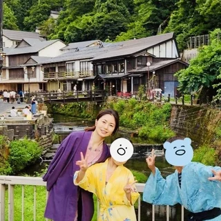 銀山温泉で癒しのひととき。川沿いの温泉と、まさかのスイカ振る舞い!?_1_5