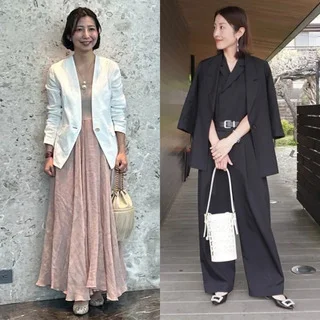 ワンピース＆オールインワンの春コーデ５選。ハレの日に映える大人の着こなし