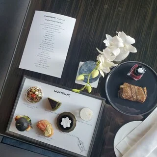 モンブラン×オークウッドプレミア東京の「書く」ハイティー体験レポ