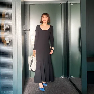 頑張らないファッションが好き。着心地は最高なのに映えるワンピ_1_2