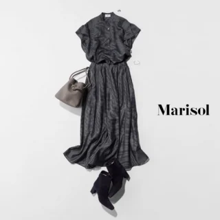 シアーのセットアップは背筋がすっと伸びて前向きになれそう【2025/09/19のコーデ】