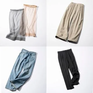 使えるボトムはシルエットにこだわる！春の名品ボトム【人気スタイリストに聞きました！ 40代のためのトレンド予報 VOL.47】
