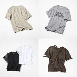大人Tシャツは「定番色×ひとクセ」。40代が今年買うべきはコレ！【人気スタイリストに聞きました！ 40代のためのトレンド予報 VOL.49】