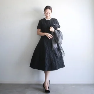 50代の小柄フォーマル〜結婚式お呼ばれドレス〜【bemiの「小柄シンプル」おしゃれ道#15】