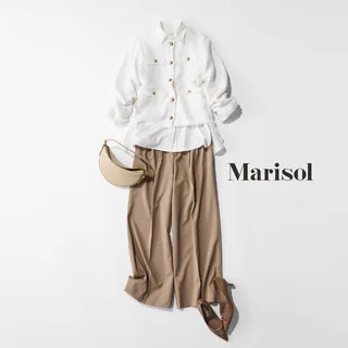 新製品発表会の下見で格のあるレストランへ。端正に決めたい日には真冬の白【2026/02/17のコーデ】