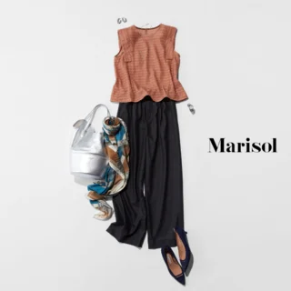 社内の冷暖房バトルで圧勝。薄手起毛トップスで寒暖差も快適に【2025/08/29のコーデ】