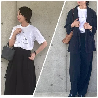 暑すぎる５月到来！ユニクロの白Tシャツで着回す毎日コーデ。
