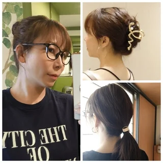 3COINSのヘアアクセサリーを使った夏の簡単ヘアアレンジ♪