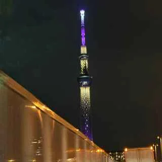 夜のスカイツリー