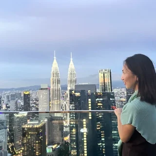 クアラルンプール・ツインタワー　マンダリンオリエンタルからの眺め