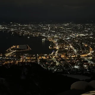 誕生日に連れて行ってもらった、初めての函館の夜