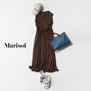 早起きしてファーマーズマーケットへお出かけする日は楽ちんワンピで【2025/07/20のコーデ】