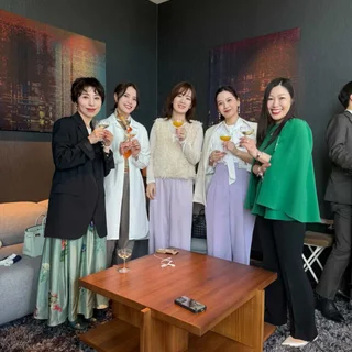 【レンタルで賢く】大人の春色パーティコーデとオフ会レポ_1_7