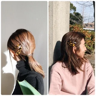 【ZARA】ぱっちんピンで不器用でも出来るヘアアレンジ