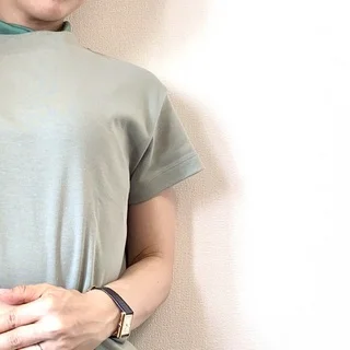#GU アラフォーのTシャツは、小物で「盛る」が鉄則！
