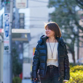 MONCLERダウンとカフェ時間