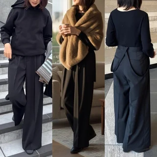 40代の下半身デブ悩みを蹴散らす“M7daysサスペンダー付きタックパンツ”