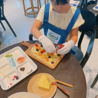 思い思いにデコレーション
