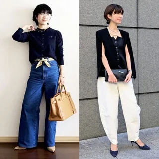 きれいめ派の春デニムコーデ 。大人に似合う選び方と着こなし【40代ファッション】