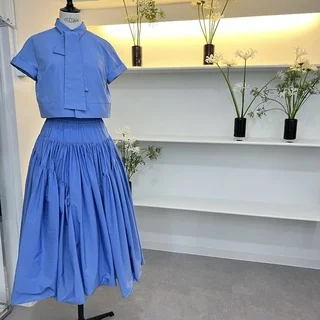 大人のための美しいスカート、SHE Tokyo2024SS展示会へ