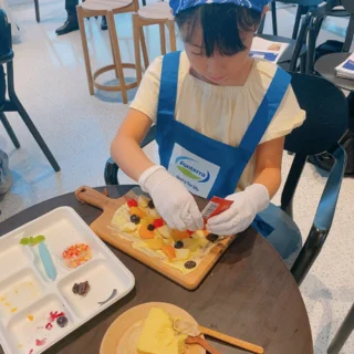 夏休み！親子イベントでバターボード作り。