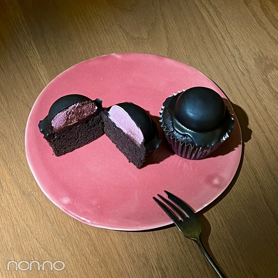 ハロウィンチョコレートケーキの写真
