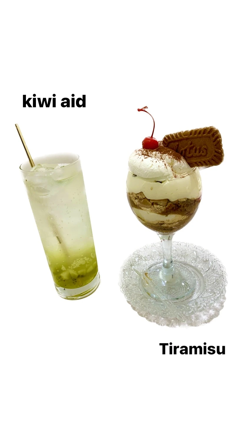 Kiwi aidとティラミス　写真