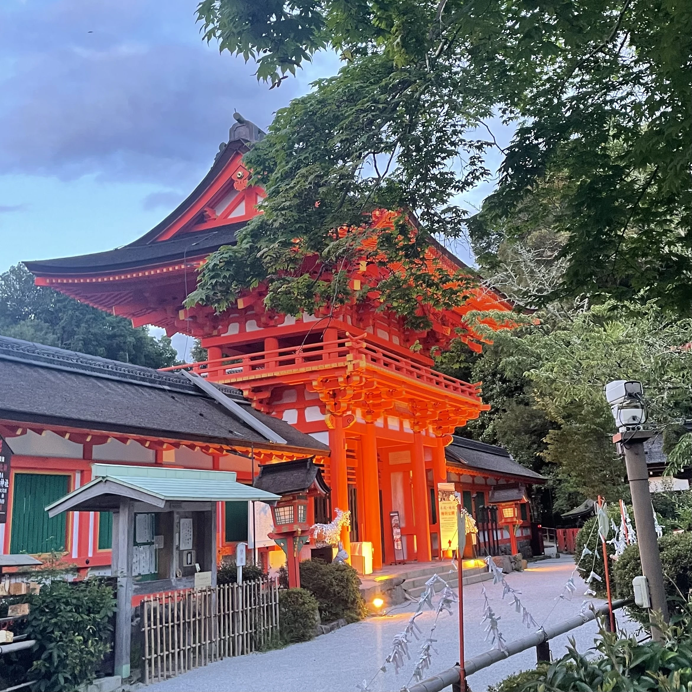 上賀茂神社　NAKED夕涼み　楼門