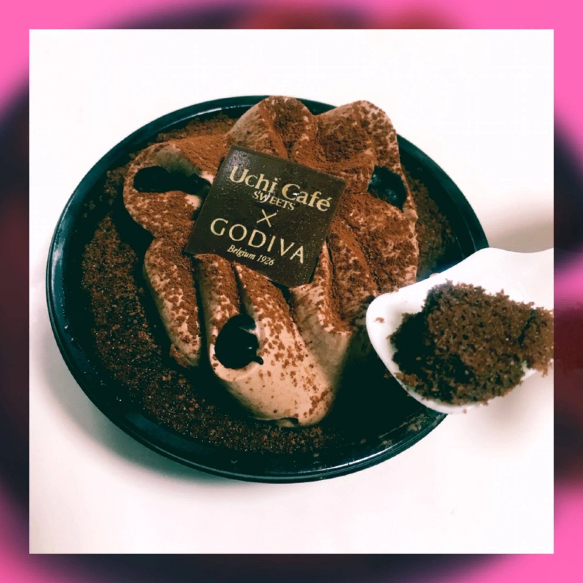 コンビニスイーツ♡ローソン【 Uchi Café x GODIVA 】 ショコラロールケーキ_1_3