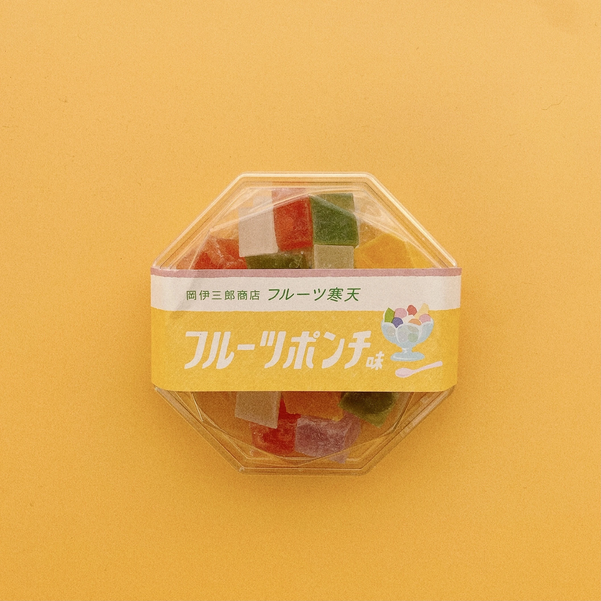 日本百貨店で販売されている琥珀糖「フルーツポンチ」