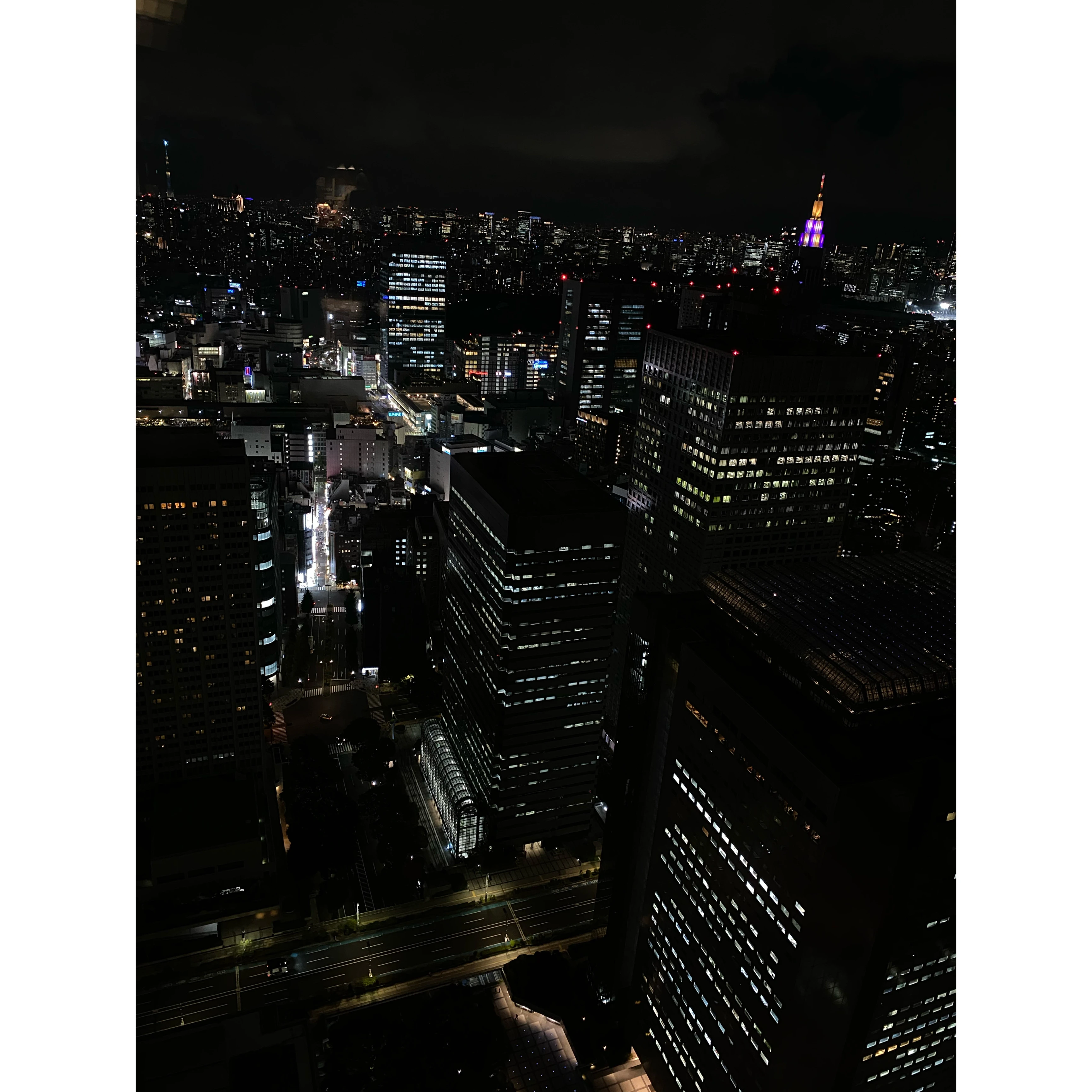 東京都庁　展望台　夜景