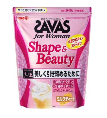 SAVAS for Woman シェイプ＆ビューティー ミルクティー風味 本体写真
