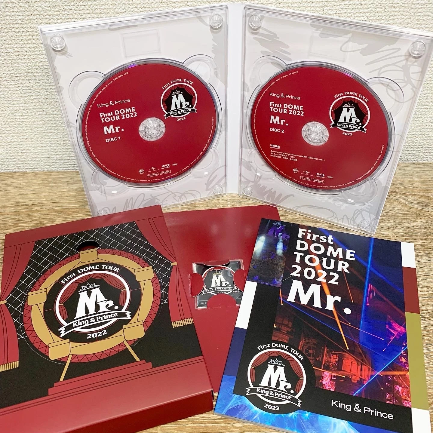 King \u0026 Prince  ドームツアーBlu-ray Disc Mr.初回特典なし