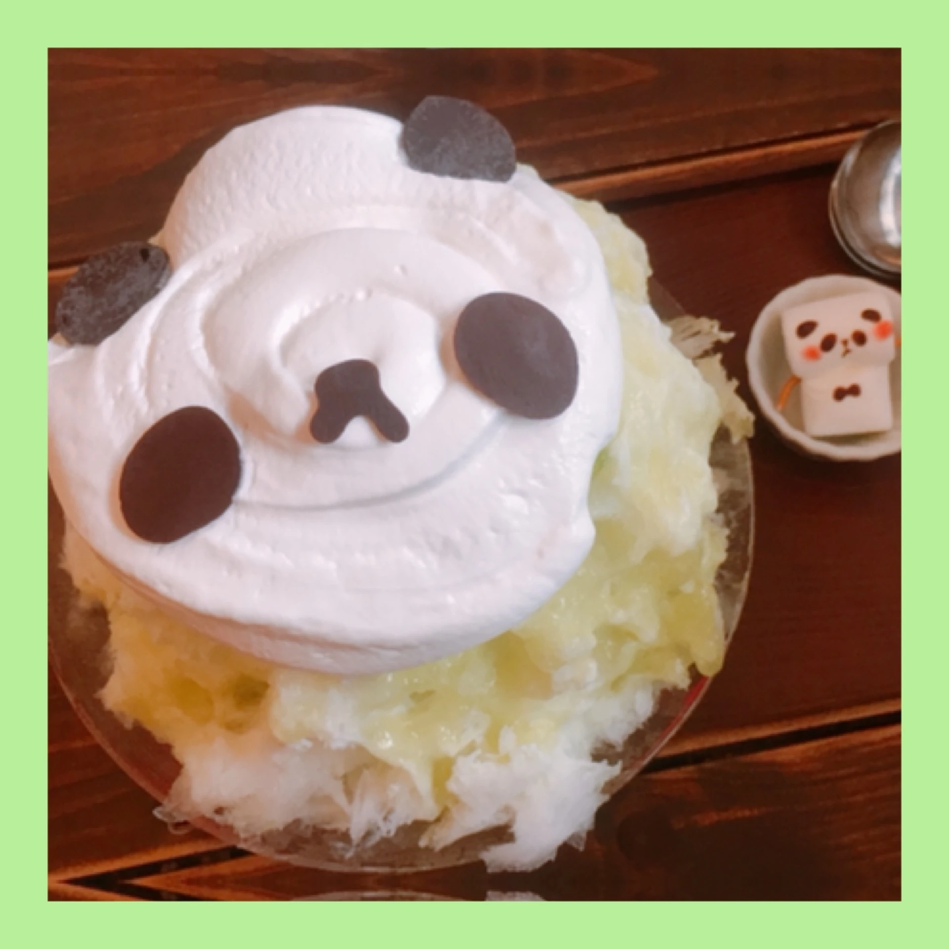 【サカノウエカフェ】メロンパンダ！？かき氷♡♡♡_1_2