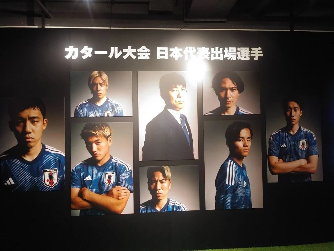 日本サッカーミュージアム　カタールＷ杯特別展示