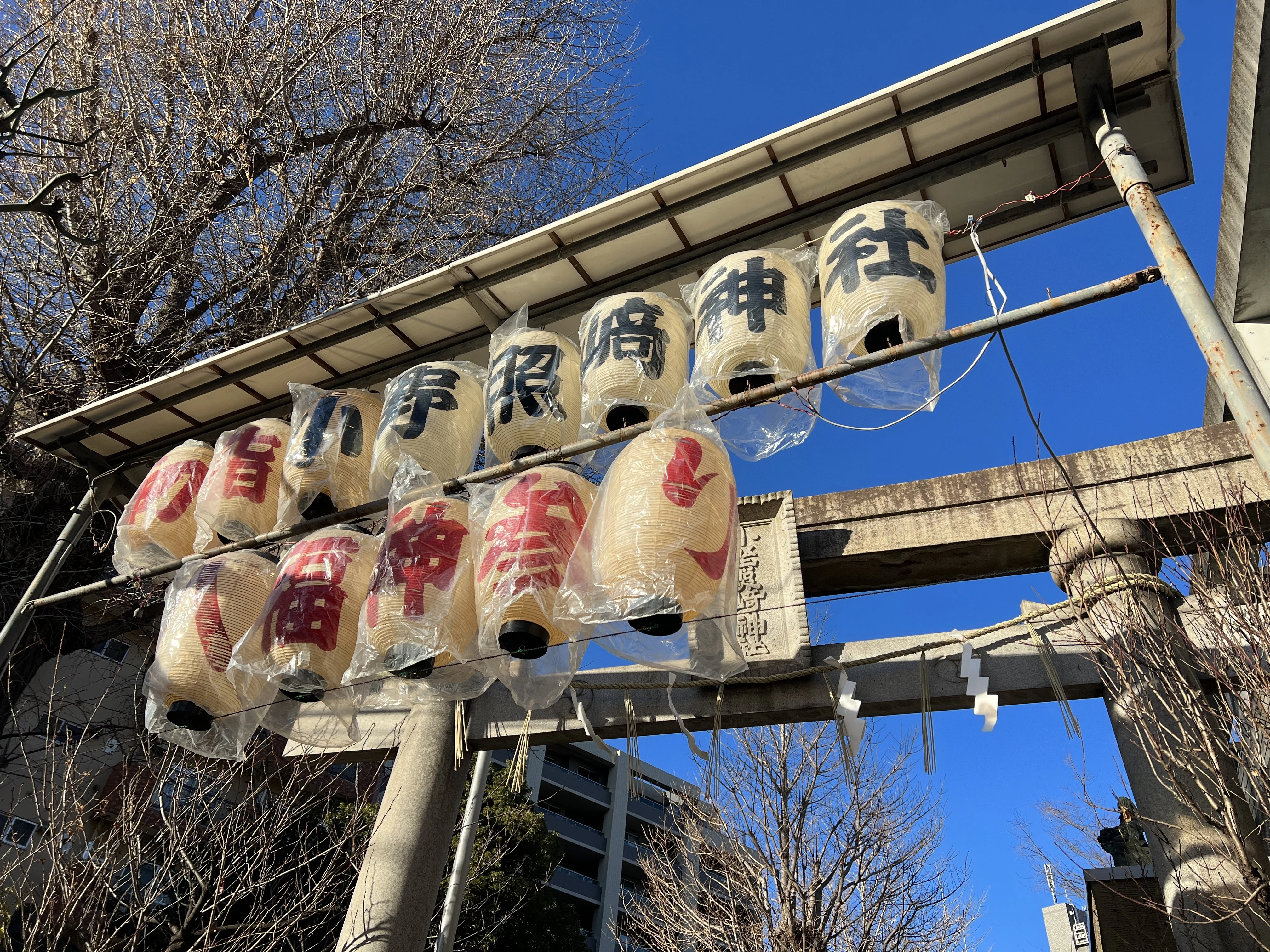 小野照崎神社の鳥居