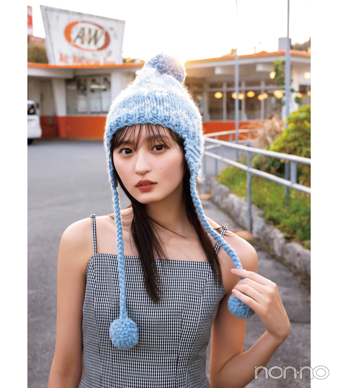 遠藤さくら1st写真集可憐 限定アザーカットをノンノ11月号に掲載中 