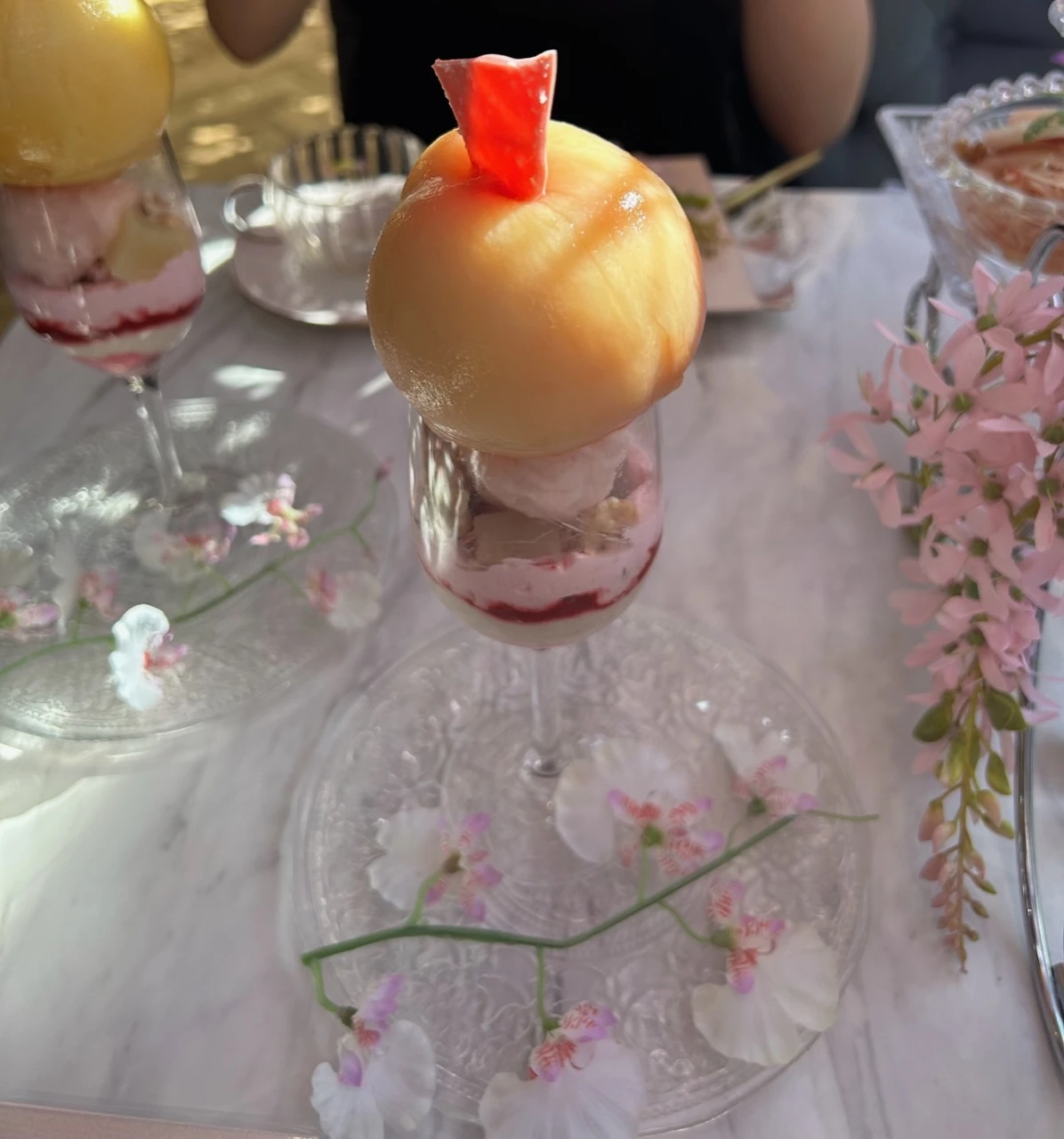 Peach Afternoon Tea 【HAUTECOUTURE CAFE】_1_3-1