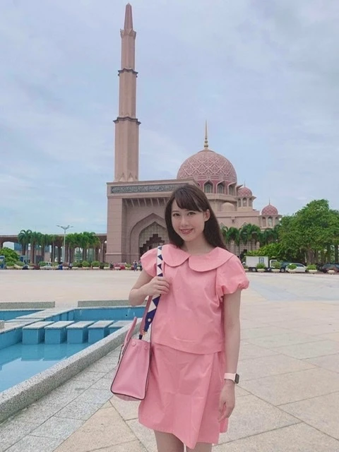 映え女子旅♡ピンクとブルーのマスク in マレーシア_1_1